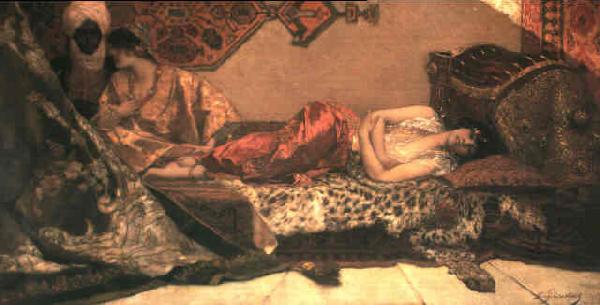 Jean-Joseph Benjamin-Constant Odalisque oil painting picture